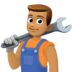 Man Mechanic: Medium Skin Tone Emoji Copy Paste ― 👨🏽‍🔧 - facebook