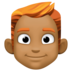 Man: Medium-dark Skin Tone, Red Hair Emoji Copy Paste ― 👨🏾‍🦰 - facebook