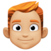 Man: Medium-light Skin Tone, Red Hair Emoji Copy Paste ― 👨🏼‍🦰 - facebook