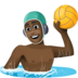 Man Playing Water Polo: Dark Skin Tone Emoji Copy Paste ― 🤽🏿‍♂ - facebook