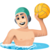 Man Playing Water Polo: Light Skin Tone Emoji Copy Paste ― 🤽🏻‍♂ - facebook