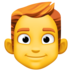 Man: Red Hair Emoji Copy Paste ― 👨‍🦰 - facebook