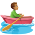 Man Rowing Boat: Medium Skin Tone Emoji Copy Paste ― 🚣🏽‍♂ - facebook