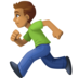 Man Running: Medium Skin Tone Emoji Copy Paste ― 🏃🏽‍♂ - facebook