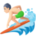 Man Surfing: Light Skin Tone Emoji Copy Paste ― 🏄🏻‍♂ - facebook