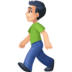 Man Walking: Light Skin Tone Emoji Copy Paste ― 🚶🏻‍♂ - facebook