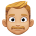 Man: Medium-light Skin Tone Emoji Copy Paste ― 👨🏼 - facebook