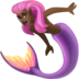 Mermaid: Dark Skin Tone Emoji Copy Paste ― 🧜🏿‍♀ - facebook