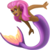Mermaid: Medium-dark Skin Tone Emoji Copy Paste ― 🧜🏾‍♀ - facebook