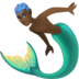 Merman: Dark Skin Tone Emoji Copy Paste ― 🧜🏿‍♂ - facebook