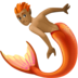 Merperson: Medium-dark Skin Tone Emoji Copy Paste ― 🧜🏾 - facebook