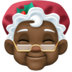 Mrs. Claus: Dark Skin Tone Emoji Copy Paste ― 🤶🏿 - facebook