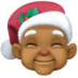 Mx Claus: Medium-dark Skin Tone Emoji Copy Paste ― 🧑🏾‍🎄 - facebook