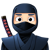 Ninja: Light Skin Tone Emoji Copy Paste ― 🥷🏻 - facebook