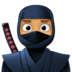 Ninja: Medium Skin Tone Emoji Copy Paste ― 🥷🏽 - facebook