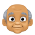 Old Man: Medium Skin Tone Emoji Copy Paste ― 👴🏽 - facebook