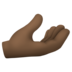 Palm Up Hand: Dark Skin Tone Emoji Copy Paste ― 🫴🏿 - facebook