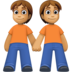 People Holding Hands: Medium Skin Tone Emoji Copy Paste ― 🧑🏽‍🤝‍🧑🏽 - facebook