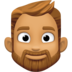 Person: Medium Skin Tone, Beard Emoji Copy Paste ― 🧔🏽 - facebook