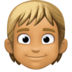 Person: Medium Skin Tone, Blond Hair Emoji Copy Paste ― 👱🏽 - facebook