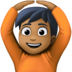 Person Gesturing OK: Medium-dark Skin Tone Emoji Copy Paste ― 🙆🏾 - facebook