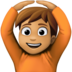 Person Gesturing OK: Medium Skin Tone Emoji Copy Paste ― 🙆🏽 - facebook