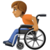 Person In Manual Wheelchair: Medium Skin Tone Emoji Copy Paste ― 🧑🏽‍🦽 - facebook