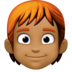 Person: Medium-dark Skin Tone, Red Hair Emoji Copy Paste ― 🧑🏾‍🦰 - facebook