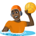 Person Playing Water Polo: Dark Skin Tone Emoji Copy Paste ― 🤽🏿 - facebook