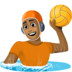 Person Playing Water Polo: Medium-dark Skin Tone Emoji Copy Paste ― 🤽🏾 - facebook