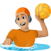 Person Playing Water Polo: Medium-light Skin Tone Emoji Copy Paste ― 🤽🏼 - facebook