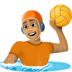 Person Playing Water Polo: Medium Skin Tone Emoji Copy Paste ― 🤽🏽 - facebook