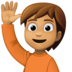 Person Raising Hand: Medium Skin Tone Emoji Copy Paste ― 🙋🏽 - facebook