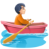 Person Rowing Boat: Light Skin Tone Emoji Copy Paste ― 🚣🏻 - facebook