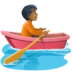 Person Rowing Boat: Medium-dark Skin Tone Emoji Copy Paste ― 🚣🏾 - facebook