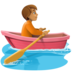 Person Rowing Boat: Medium Skin Tone Emoji Copy Paste ― 🚣🏽 - facebook
