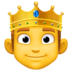 Person With Crown Emoji Copy Paste ― 🫅 - facebook
