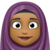 Woman With Headscarf: Medium-dark Skin Tone Emoji Copy Paste ― 🧕🏾 - facebook