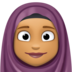 Woman With Headscarf: Medium Skin Tone Emoji Copy Paste ― 🧕🏽 - facebook