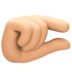 Pinching Hand: Light Skin Tone Emoji Copy Paste ― 🤏🏻 - facebook