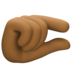 Pinching Hand: Medium-dark Skin Tone Emoji Copy Paste ― 🤏🏾 - facebook