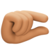 Pinching Hand: Medium-light Skin Tone Emoji Copy Paste ― 🤏🏼 - facebook