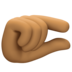 Pinching Hand: Medium Skin Tone Emoji Copy Paste ― 🤏🏽 - facebook