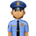 Police Officer: Medium Skin Tone Emoji Copy Paste ― 👮🏽 - facebook