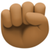 Raised Fist: Medium-dark Skin Tone Emoji Copy Paste ― ✊🏾 - facebook