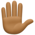 Raised Hand: Medium-dark Skin Tone Emoji Copy Paste ― ✋🏾 - facebook