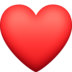 Red Heart Emoji Copy Paste ― ❤️ - facebook