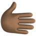 Rightwards Hand: Dark Skin Tone Emoji Copy Paste ― 🫱🏿 - facebook
