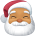 Santa Claus: Medium Skin Tone Emoji Copy Paste ― 🎅🏽 - facebook