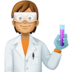 Scientist: Medium Skin Tone Emoji Copy Paste ― 🧑🏽‍🔬 - facebook